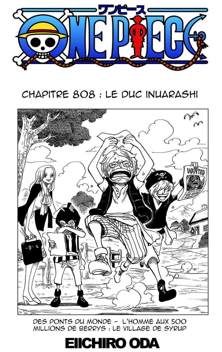 One Piece Scan 808 Le Duc Inuarashi Lire One Piece Scan En Ligne